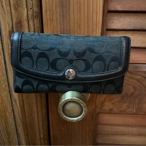 Coach Black Wallet